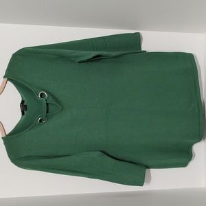 Green Tribekko 44 Sweater Tunic Top sz Large